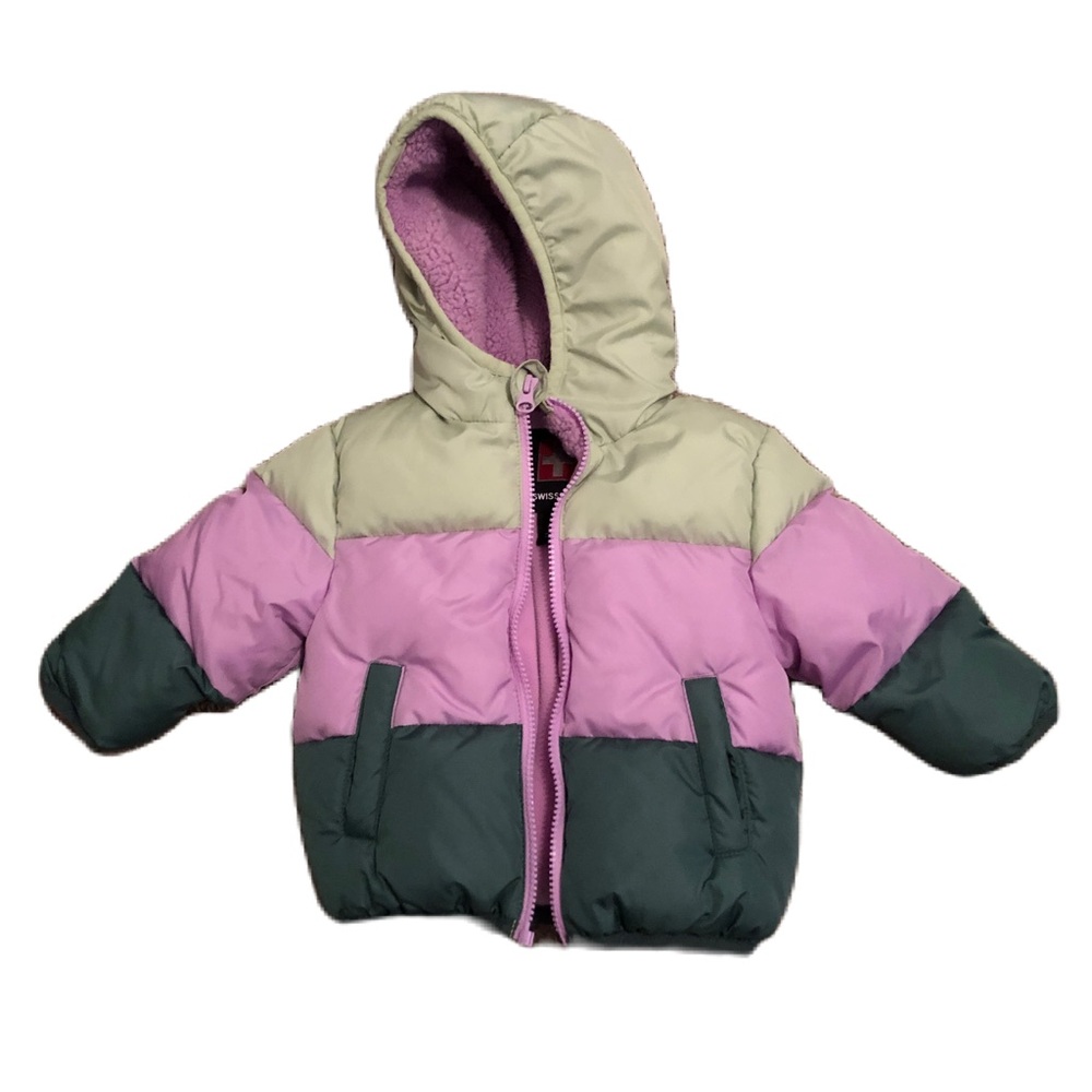 Swiss Tech Baby 12M Hooded Puffer Jacket